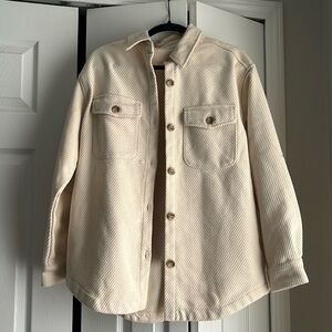 Oversized shacket
